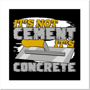 Construction Job Profession Concrete Finisher Gift Posters and Art